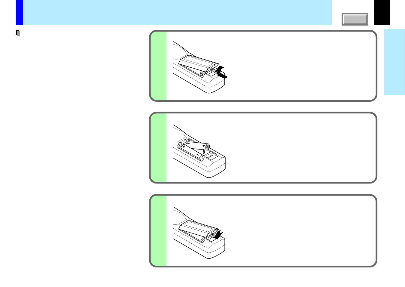 Loading batteries | Toshiba TLP780U User Manual | Page 15 / 80