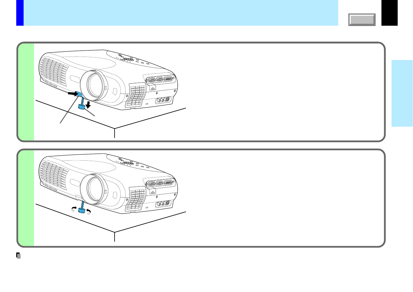 Projector placement angle adjustment | Toshiba TLP780U User Manual | Page 20 / 80