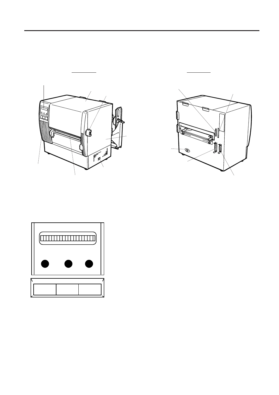 Overview, Front/rear view, Operation panel | 1 front/rear view, 2 operation panel | Toshiba B-880-QQ SERIES User Manual | Page 10 / 34