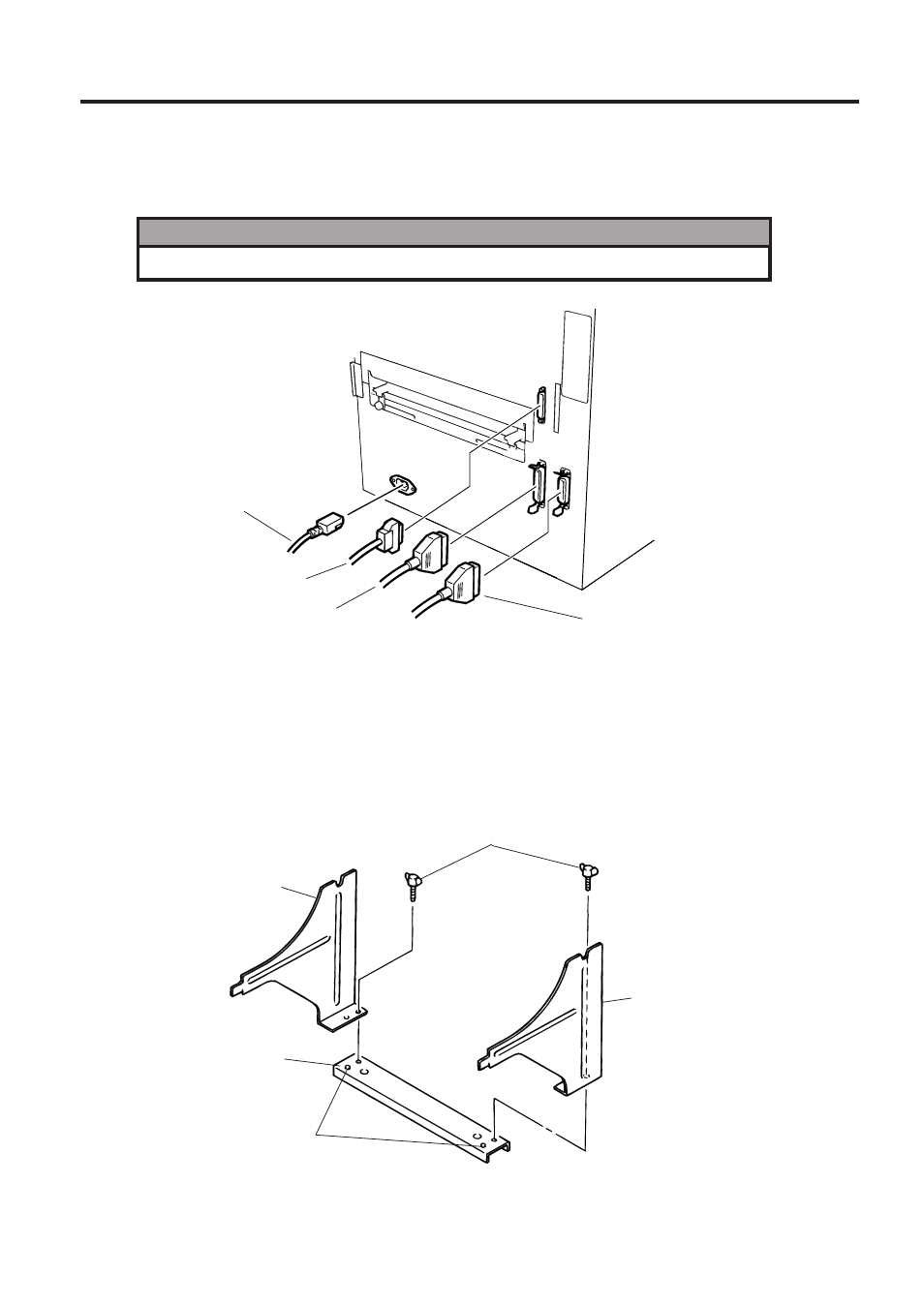 Installation procedure, Connecting the power cord and cables, Holder stand installation | 2 holder stand installation, 1 connecting the power cord and cables | Toshiba B-880-QQ SERIES User Manual | Page 13 / 34