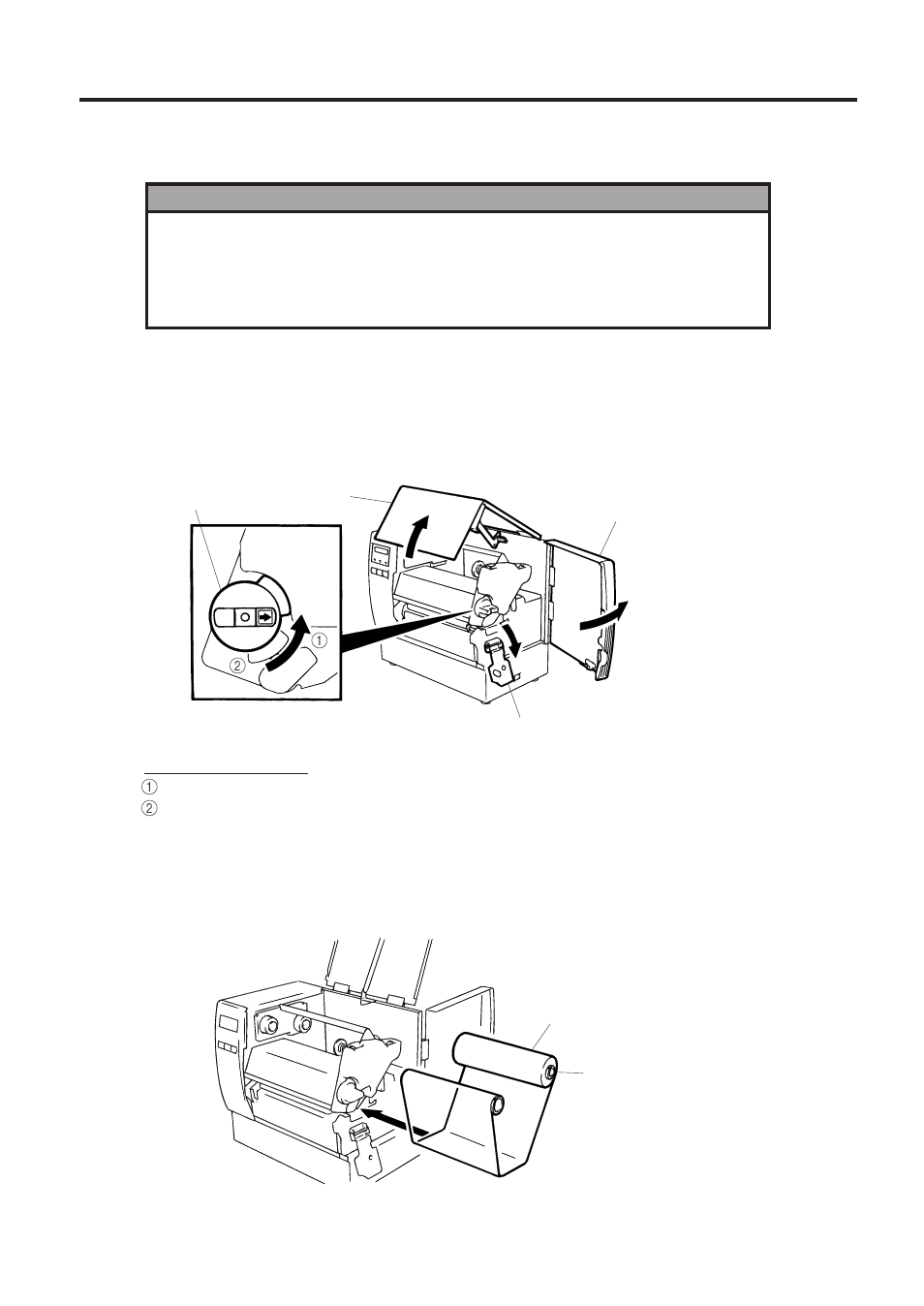 Loading the ribbon | Toshiba B-880-QQ SERIES User Manual | Page 14 / 34