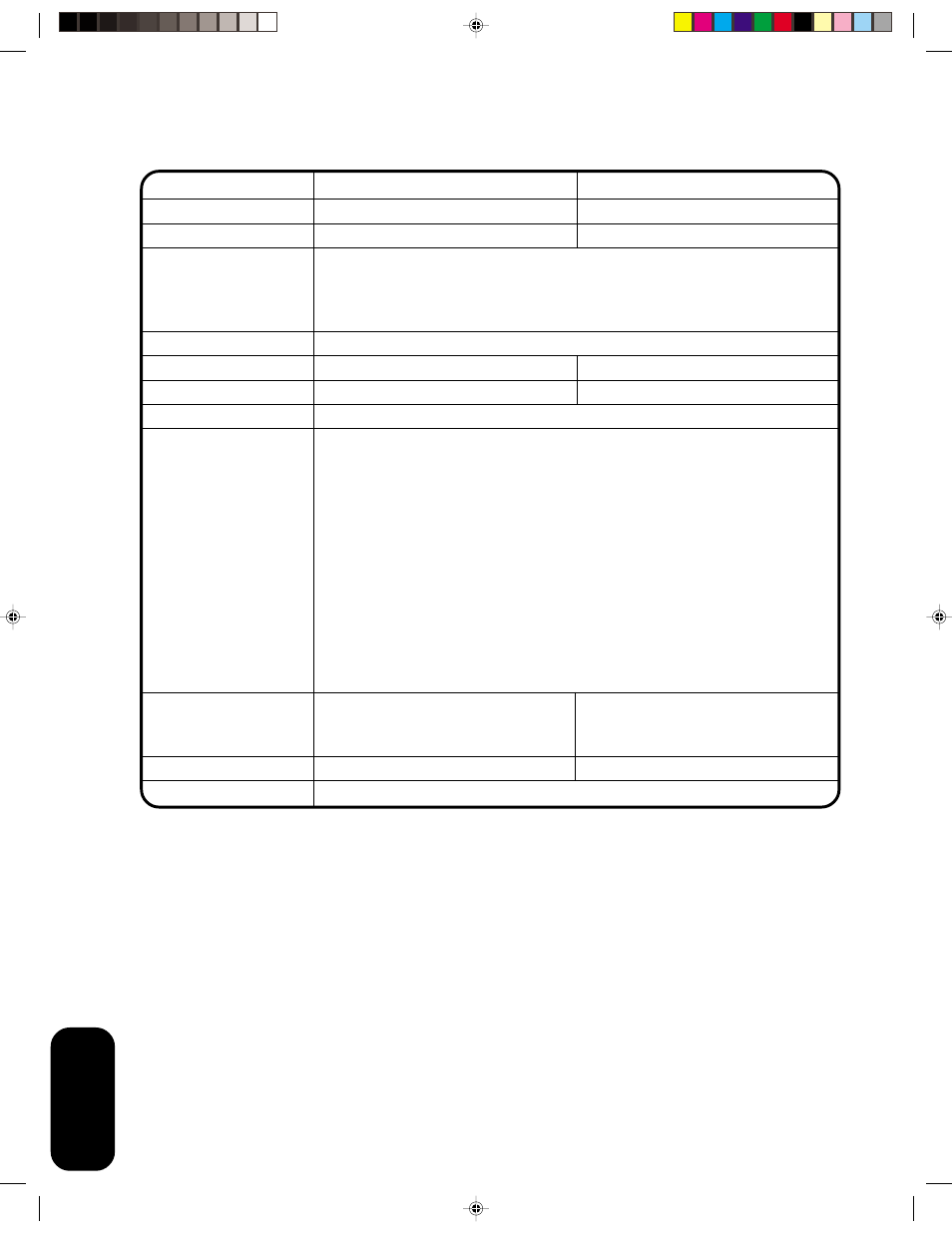 Specifications | Toshiba COLORSTREAM 20AF41 User Manual | Page 28 / 32