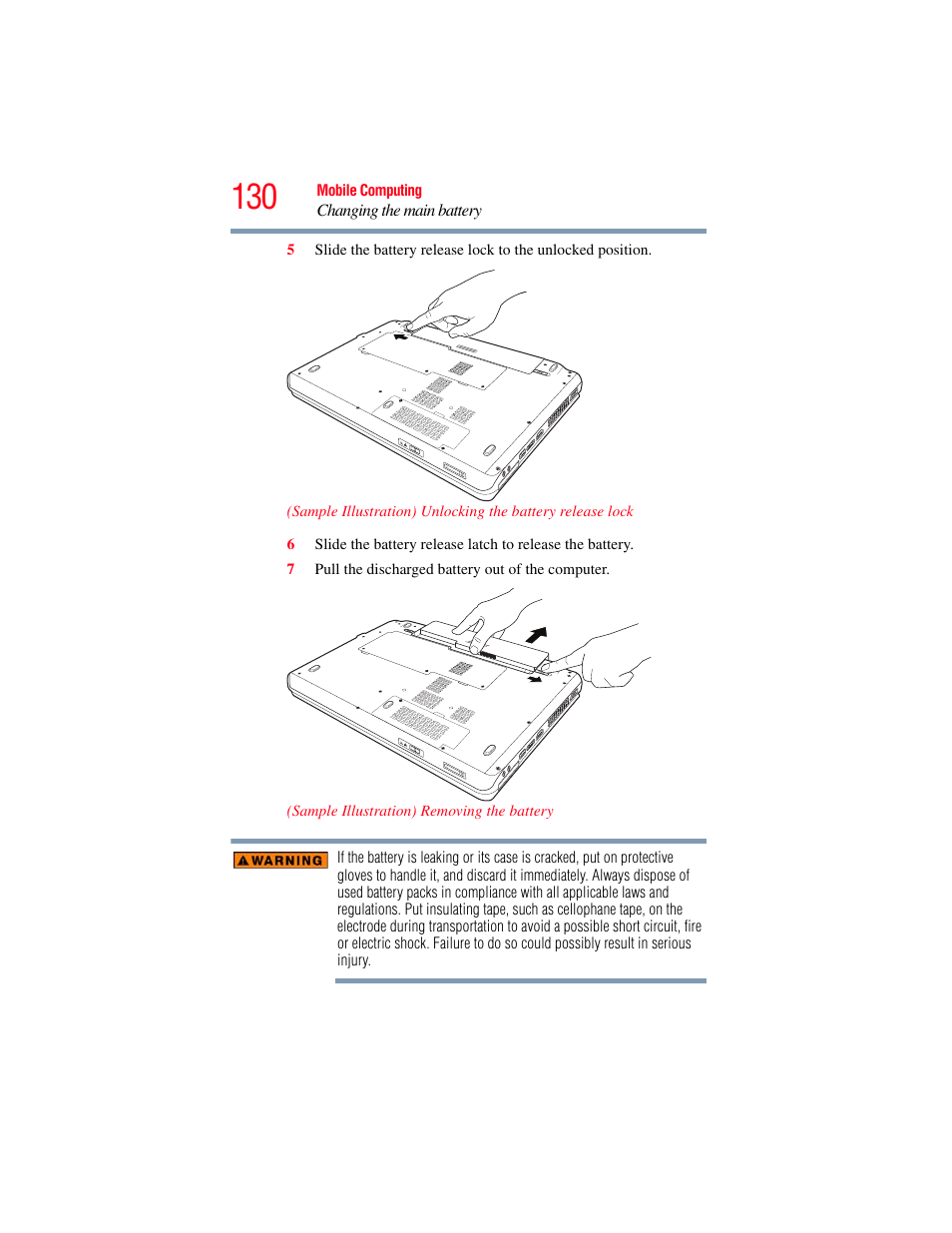 Toshiba SATELLITE M500 User Manual | Page 130 / 258