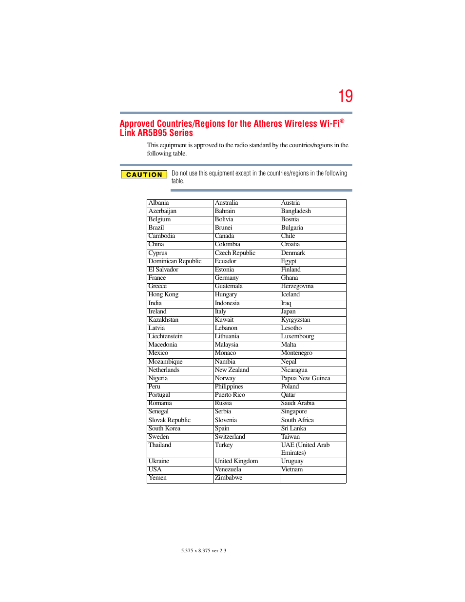 Link ar5b95 series | Toshiba SATELLITE M500 User Manual | Page 19 / 258