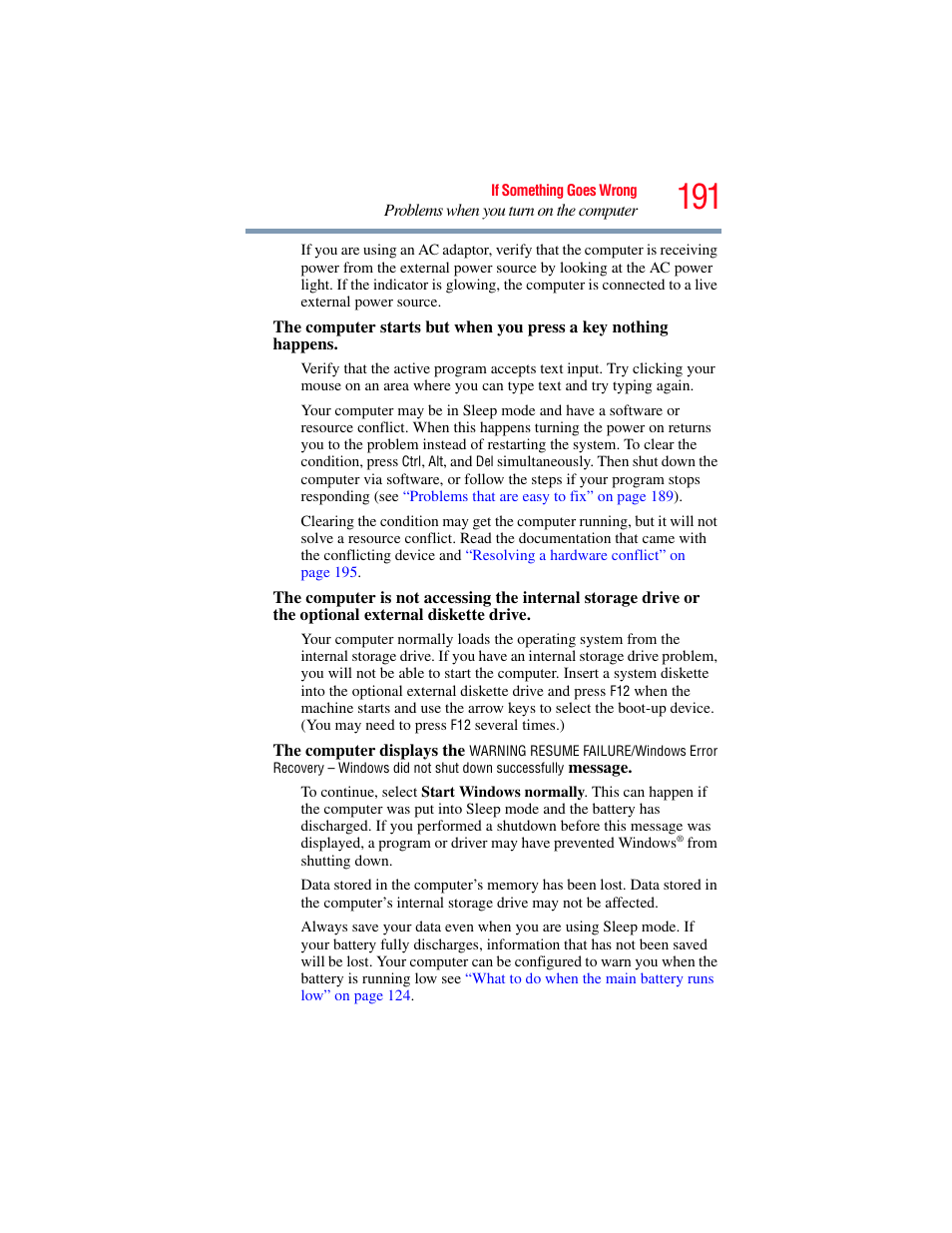 Toshiba SATELLITE M500 User Manual | Page 191 / 258