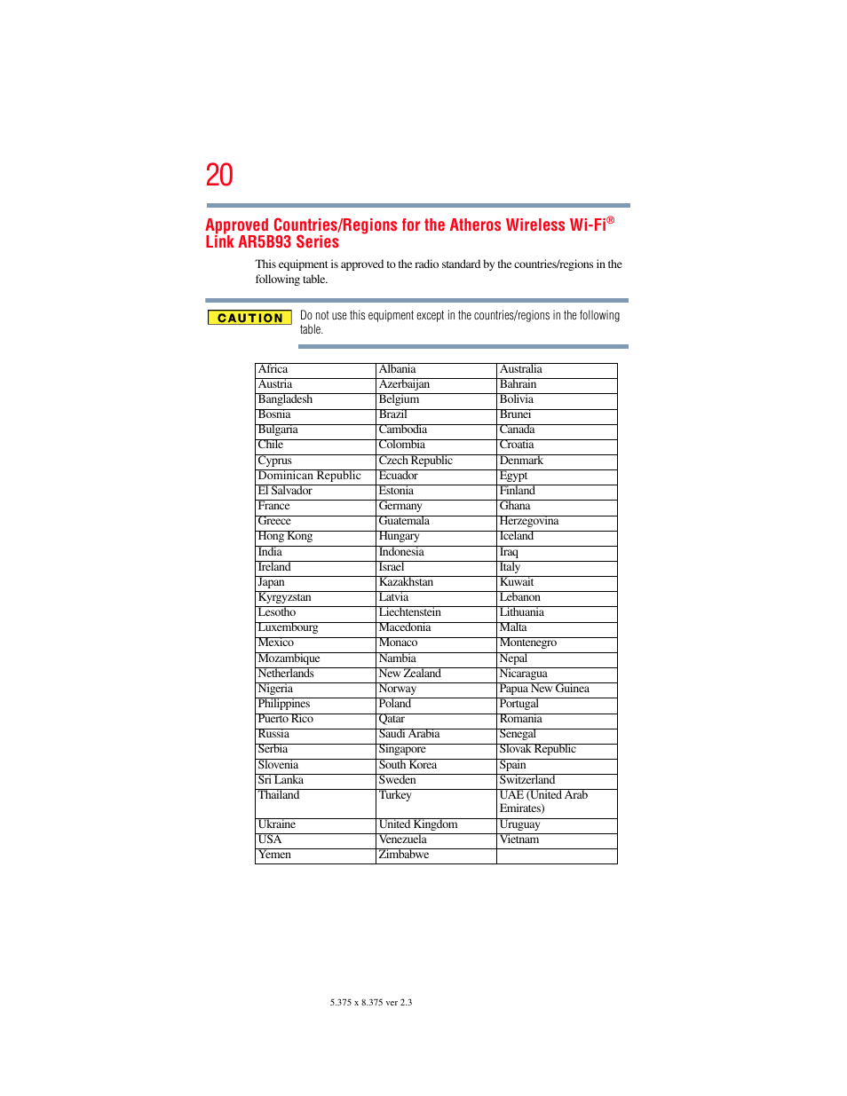 Link ar5b93 series | Toshiba SATELLITE M500 User Manual | Page 20 / 258