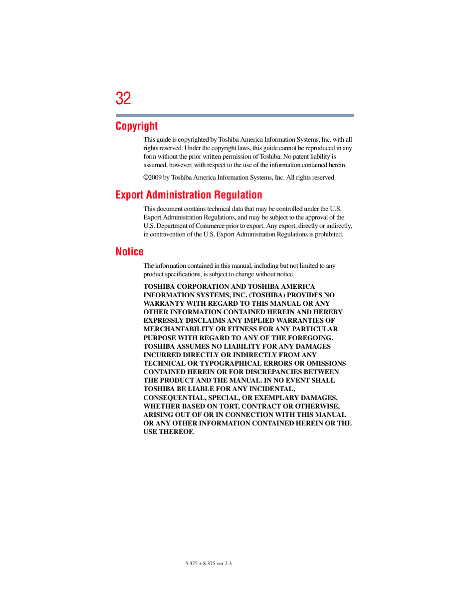 Toshiba SATELLITE M500 User Manual | Page 32 / 258