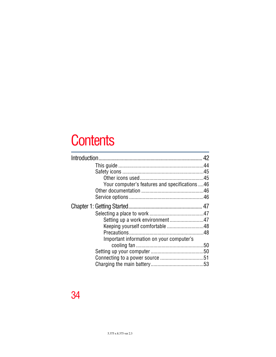 Toshiba SATELLITE M500 User Manual | Page 34 / 258