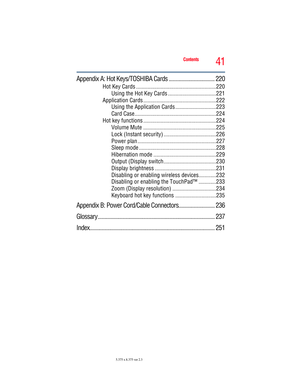 Toshiba SATELLITE M500 User Manual | Page 41 / 258