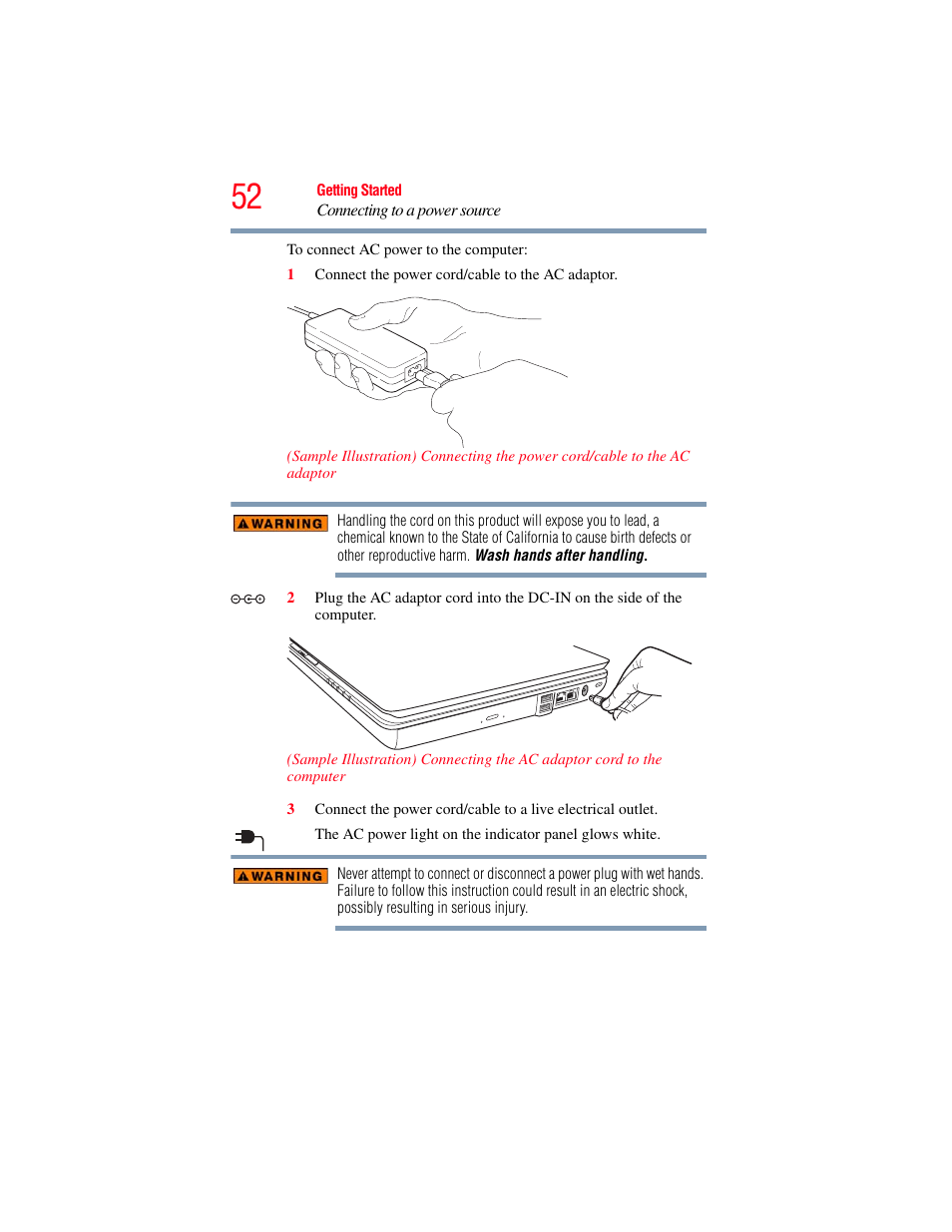 Toshiba SATELLITE M500 User Manual | Page 52 / 258