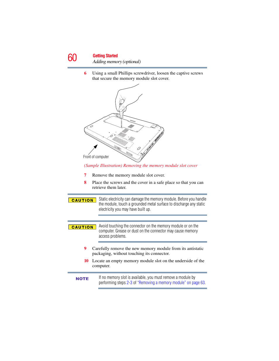 Toshiba SATELLITE M500 User Manual | Page 60 / 258