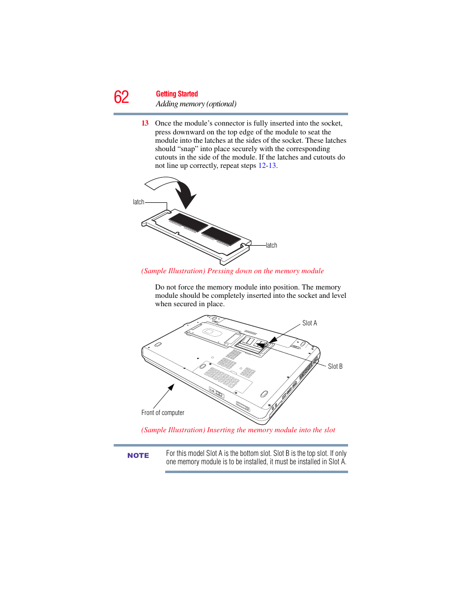 Toshiba SATELLITE M500 User Manual | Page 62 / 258