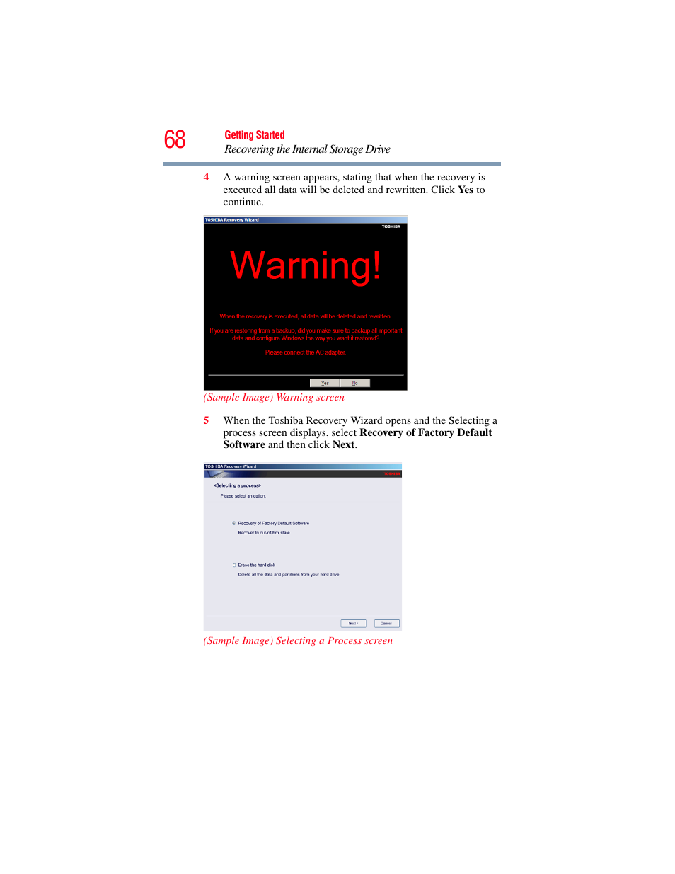 Toshiba SATELLITE M500 User Manual | Page 68 / 258