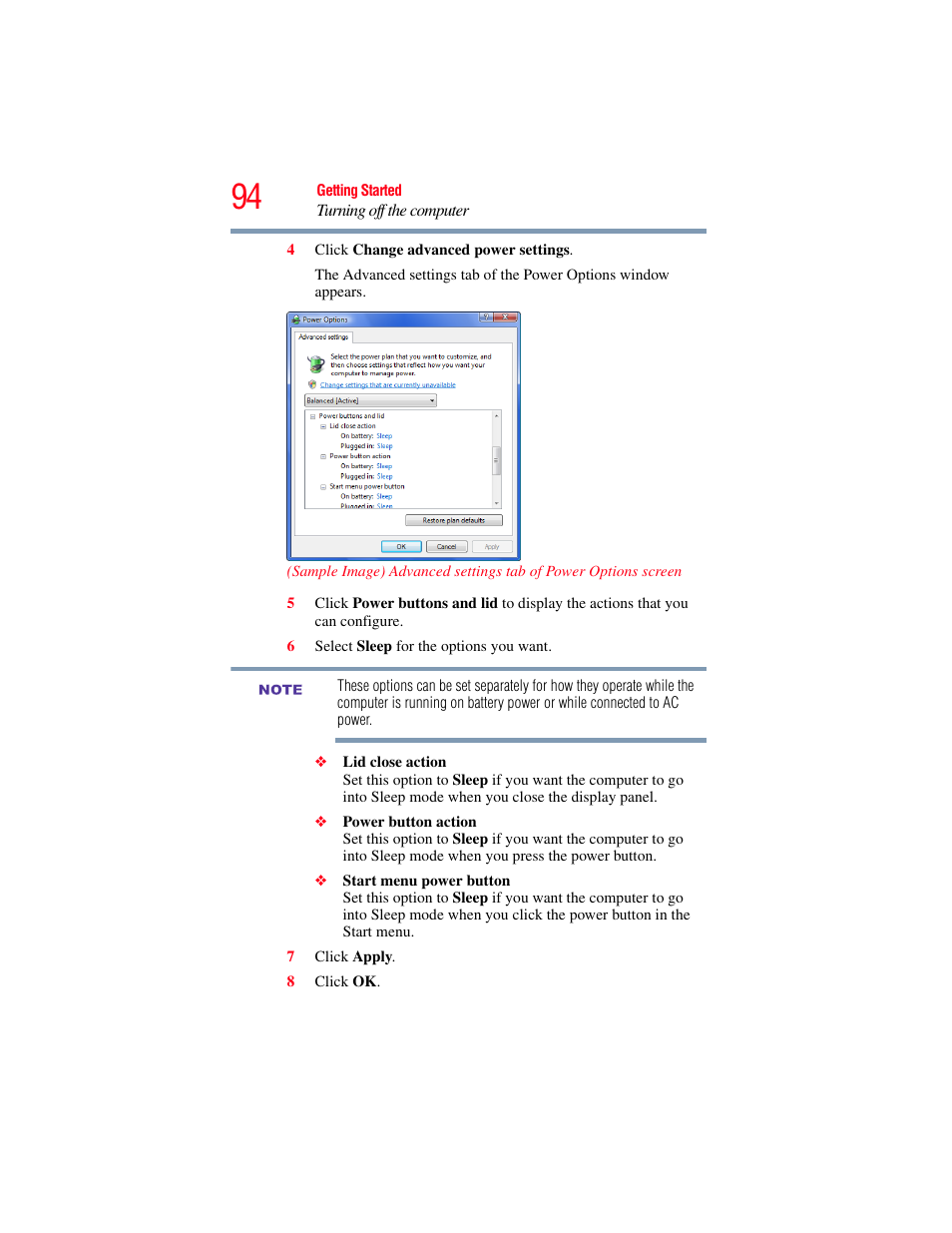 Toshiba SATELLITE M500 User Manual | Page 94 / 258