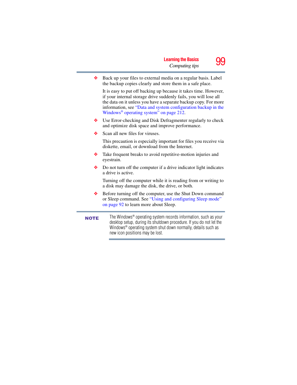 Toshiba SATELLITE M500 User Manual | Page 99 / 258