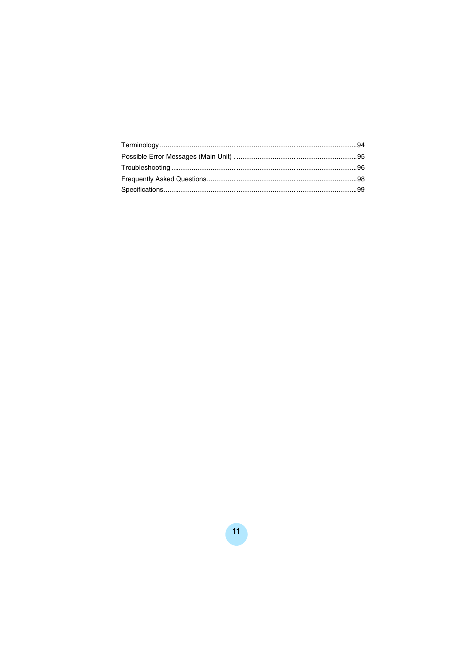 Toshiba Portable MP3 Player User Manual | Page 11 / 102