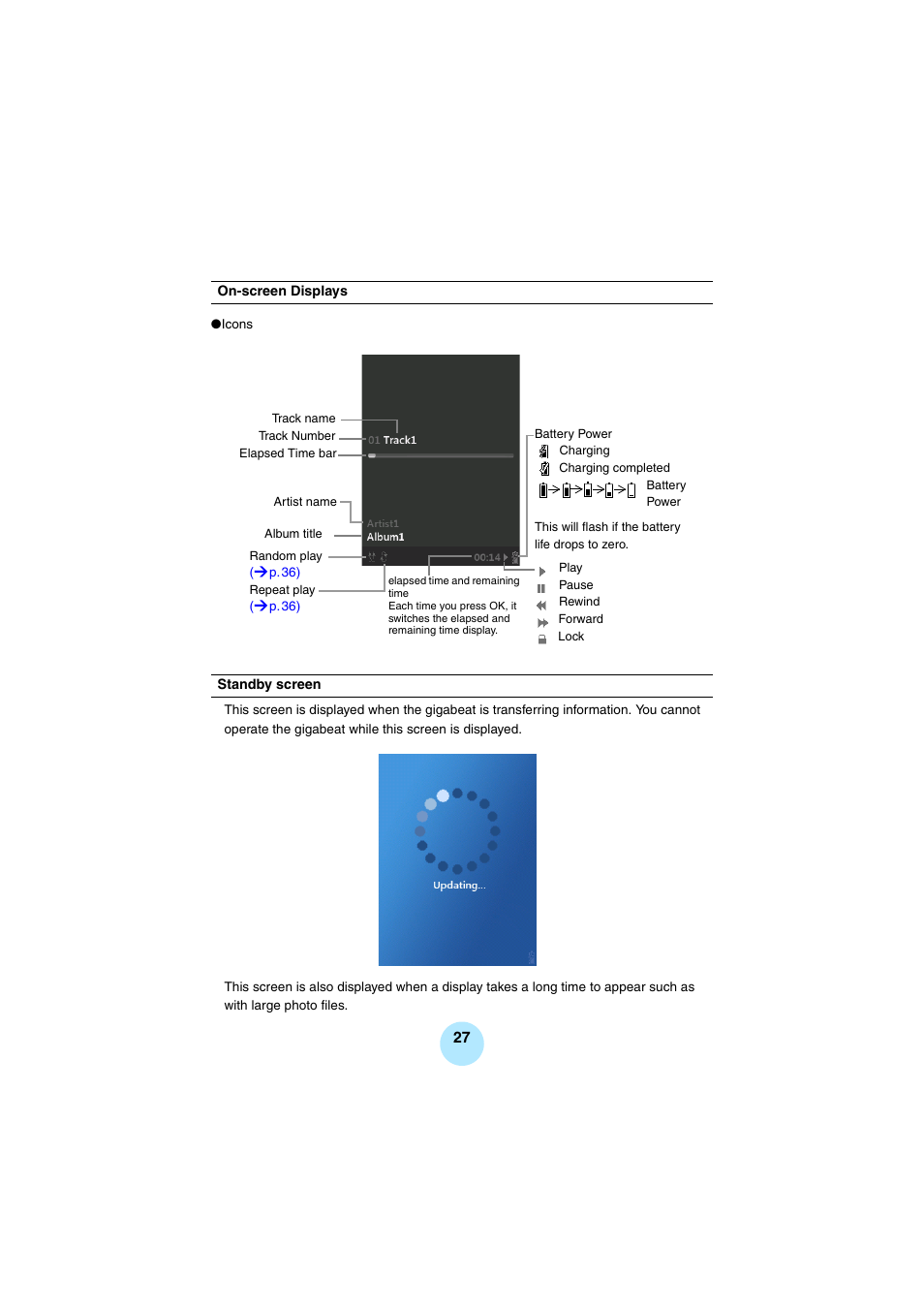 P.27) | Toshiba Portable MP3 Player User Manual | Page 27 / 102