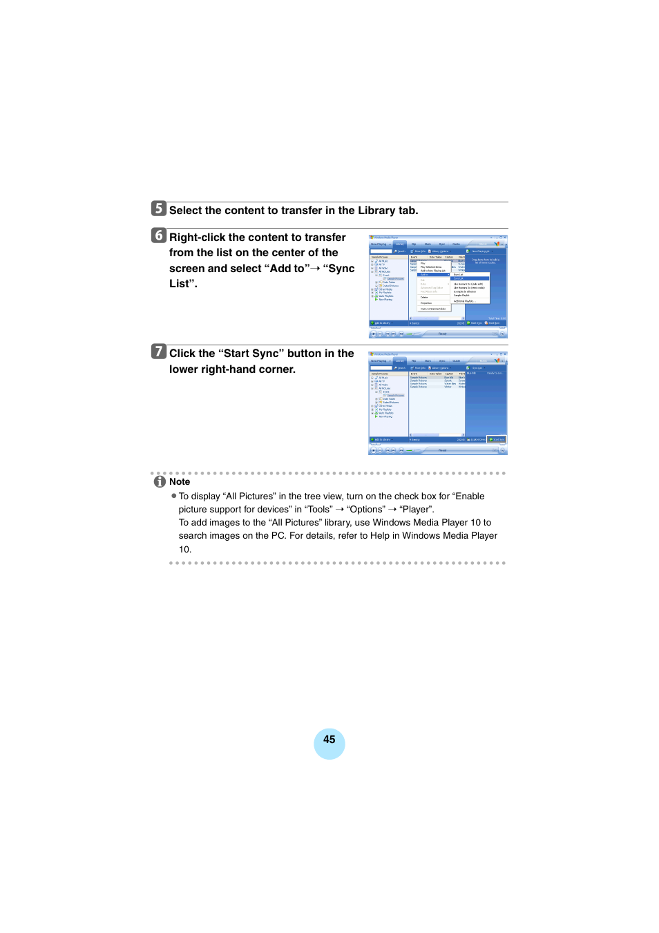 Toshiba Portable MP3 Player User Manual | Page 45 / 102
