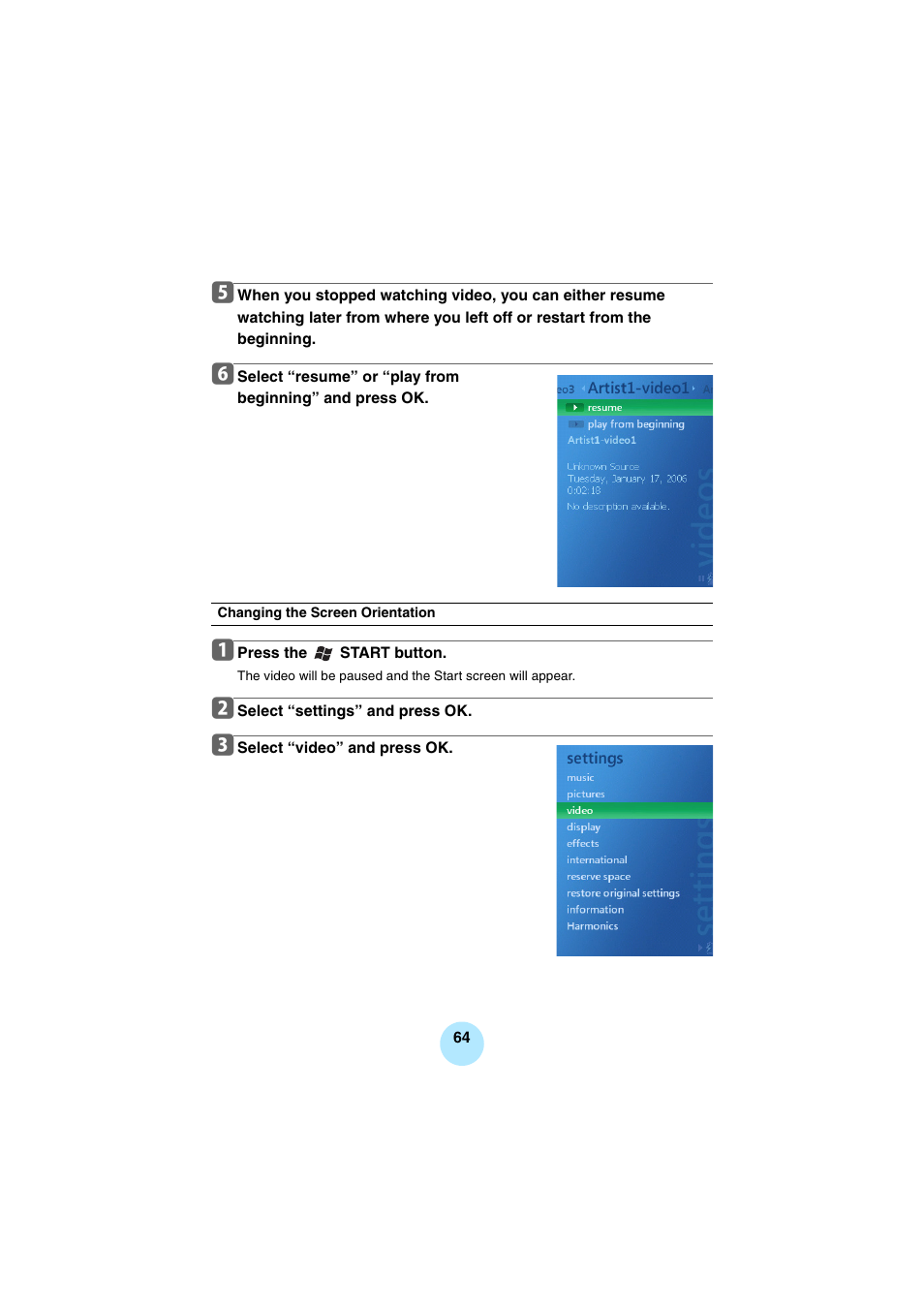 Toshiba Portable MP3 Player User Manual | Page 64 / 102