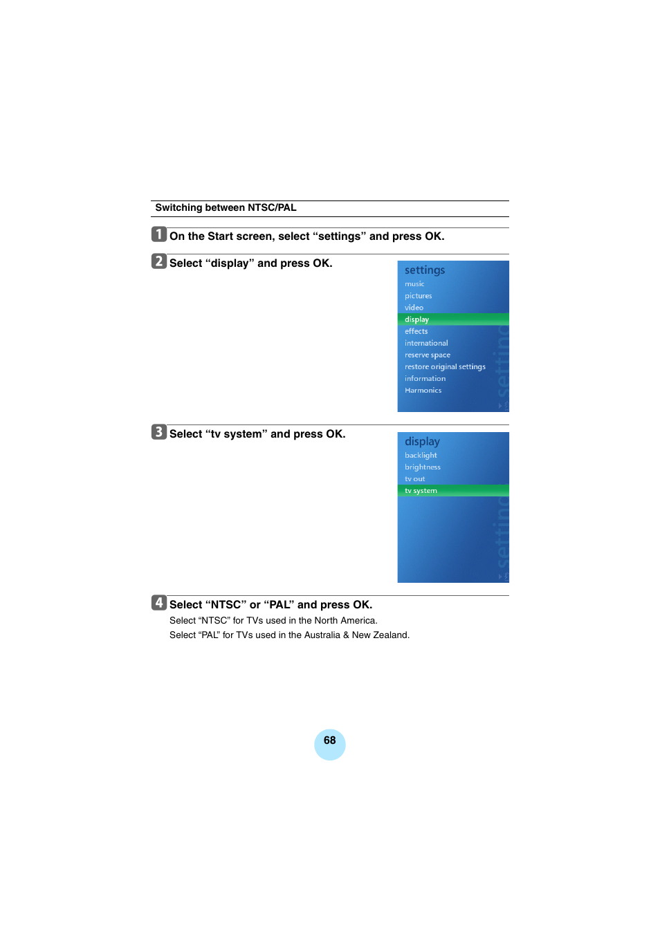 Toshiba Portable MP3 Player User Manual | Page 68 / 102