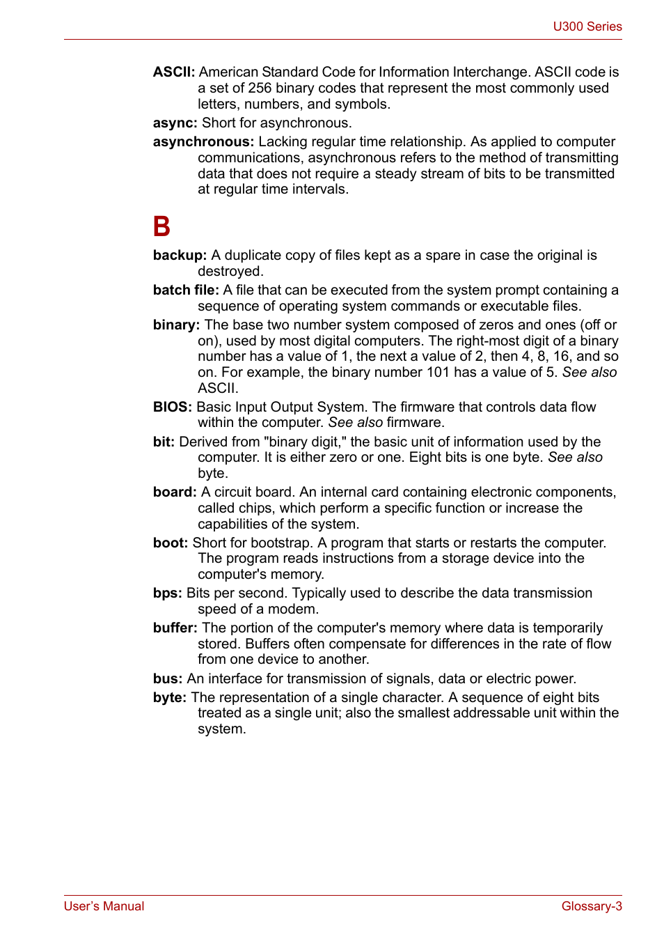 Toshiba U300 Series PSA50 YXT User Manual | Page 135 / 147