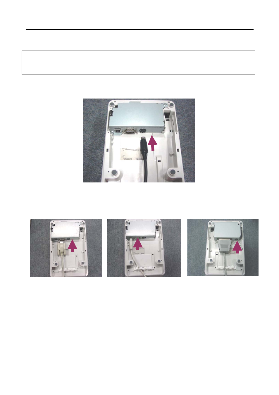 1 connecting the power cord and interface cable | Toshiba Remote Receipt Printer TRST-A15 Series User Manual | Page 18 / 32