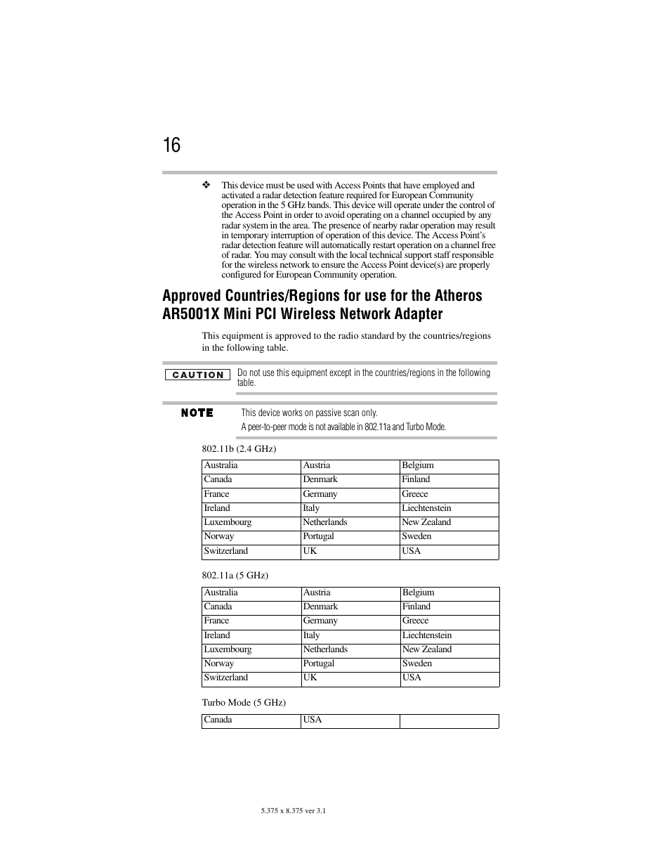 Toshiba Satellite A100/A105 User Manual | Page 16 / 72