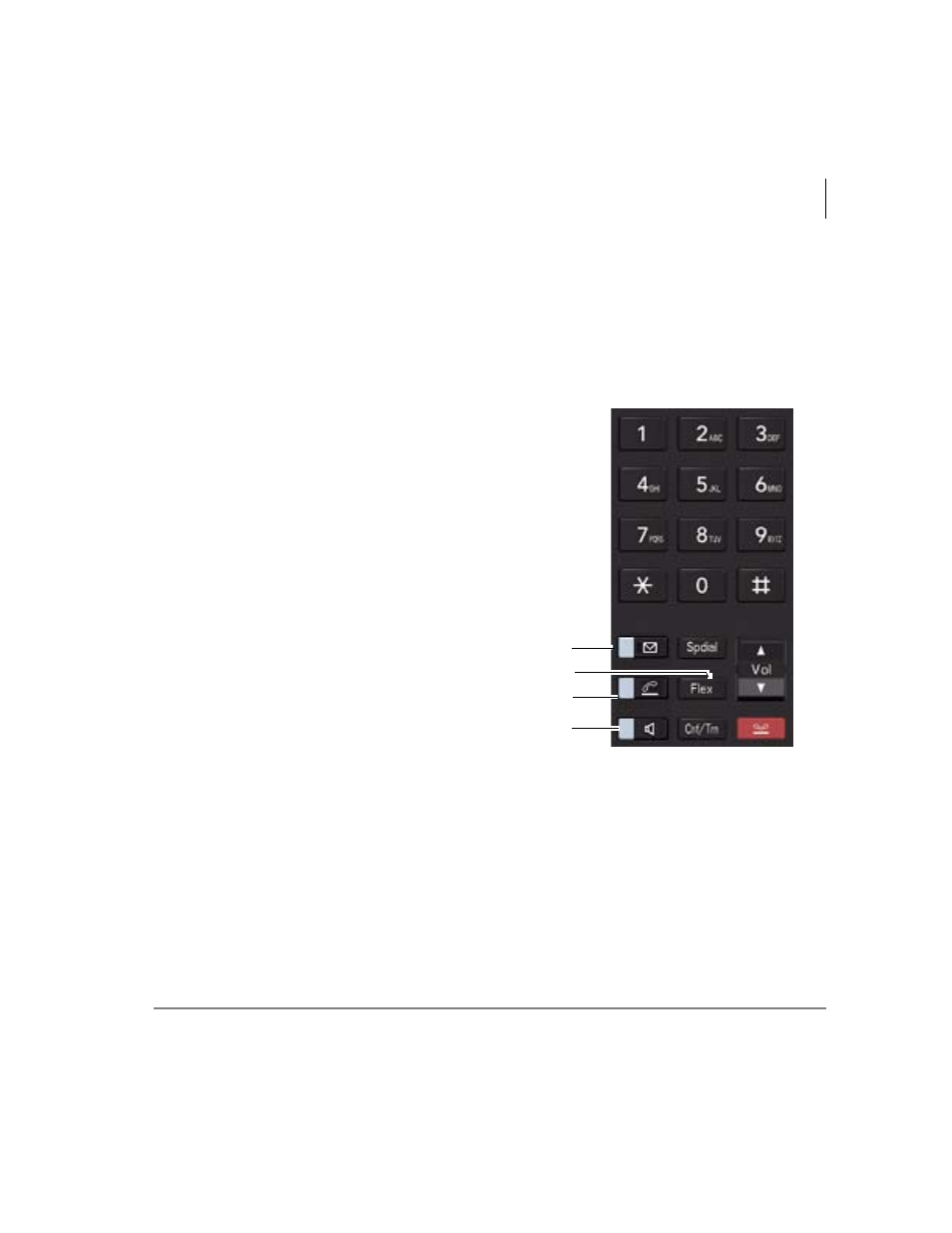 Single line telephone, Buttons | Toshiba DP5000-Series User Manual | Page 121 / 142