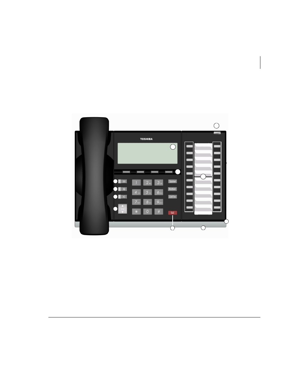 Dp5000-series telephone overview | Toshiba DP5000-Series User Manual | Page 21 / 142