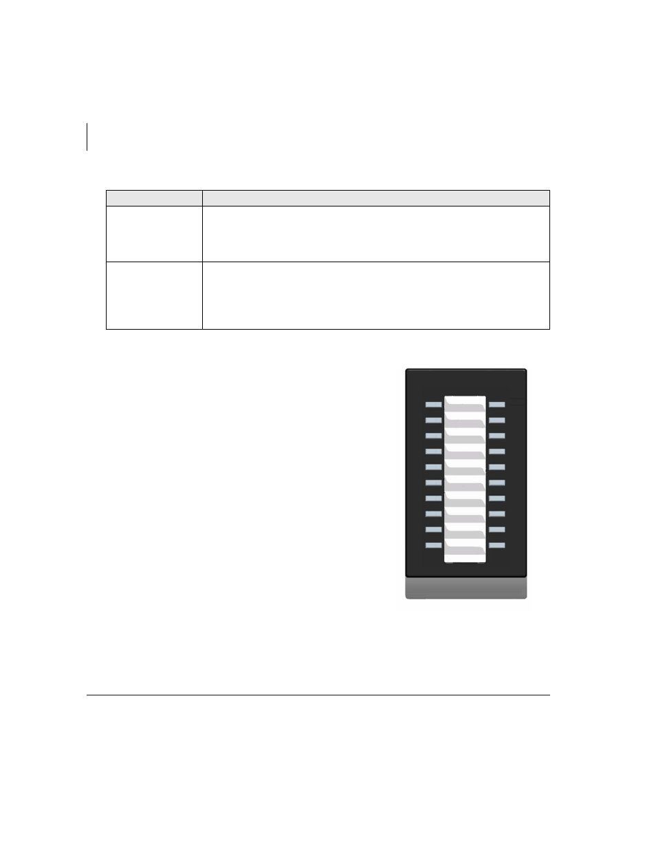Programmable feature buttons, Key strip, Programmable feature buttons key strip | Toshiba DP5000-Series User Manual | Page 24 / 142