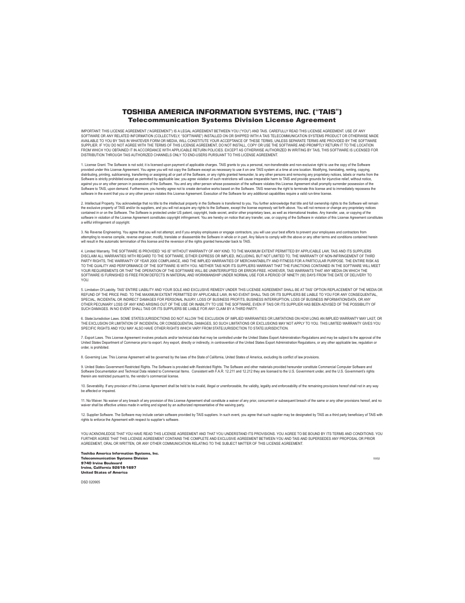 Toshiba DP5000-Series User Manual | Page 3 / 142