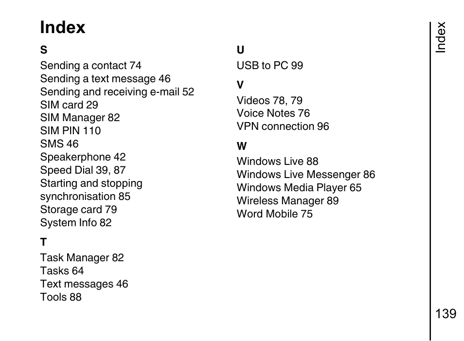 Index | Toshiba Portege G710 User Manual | Page 140 / 140