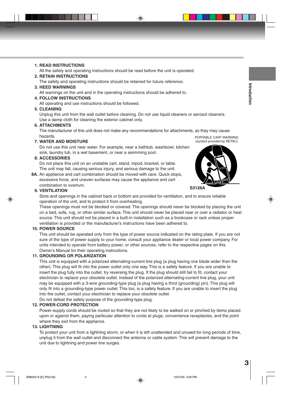 Toshiba MD13Q11 User Manual | Page 3 / 52