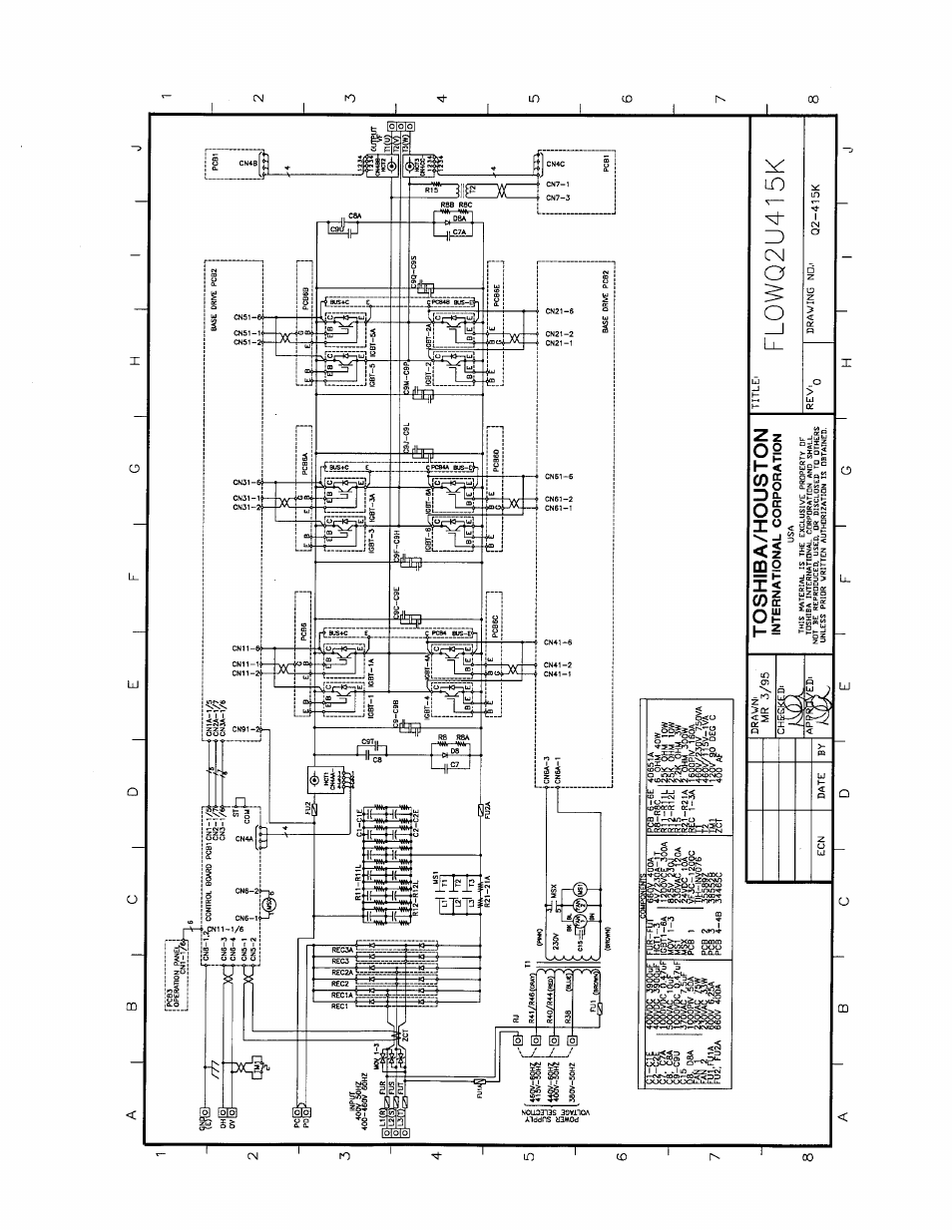 Toshiba/houston, Flowq2u415k | Toshiba Q-Flowsaver II User Manual | Page 104 / 107
