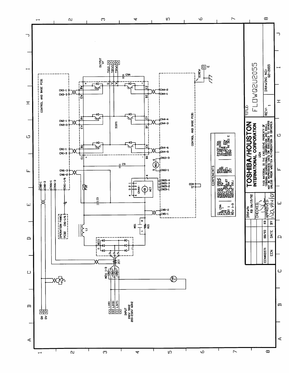 Toshiba/houston, International corporation | Toshiba Q-Flowsaver II User Manual | Page 84 / 107