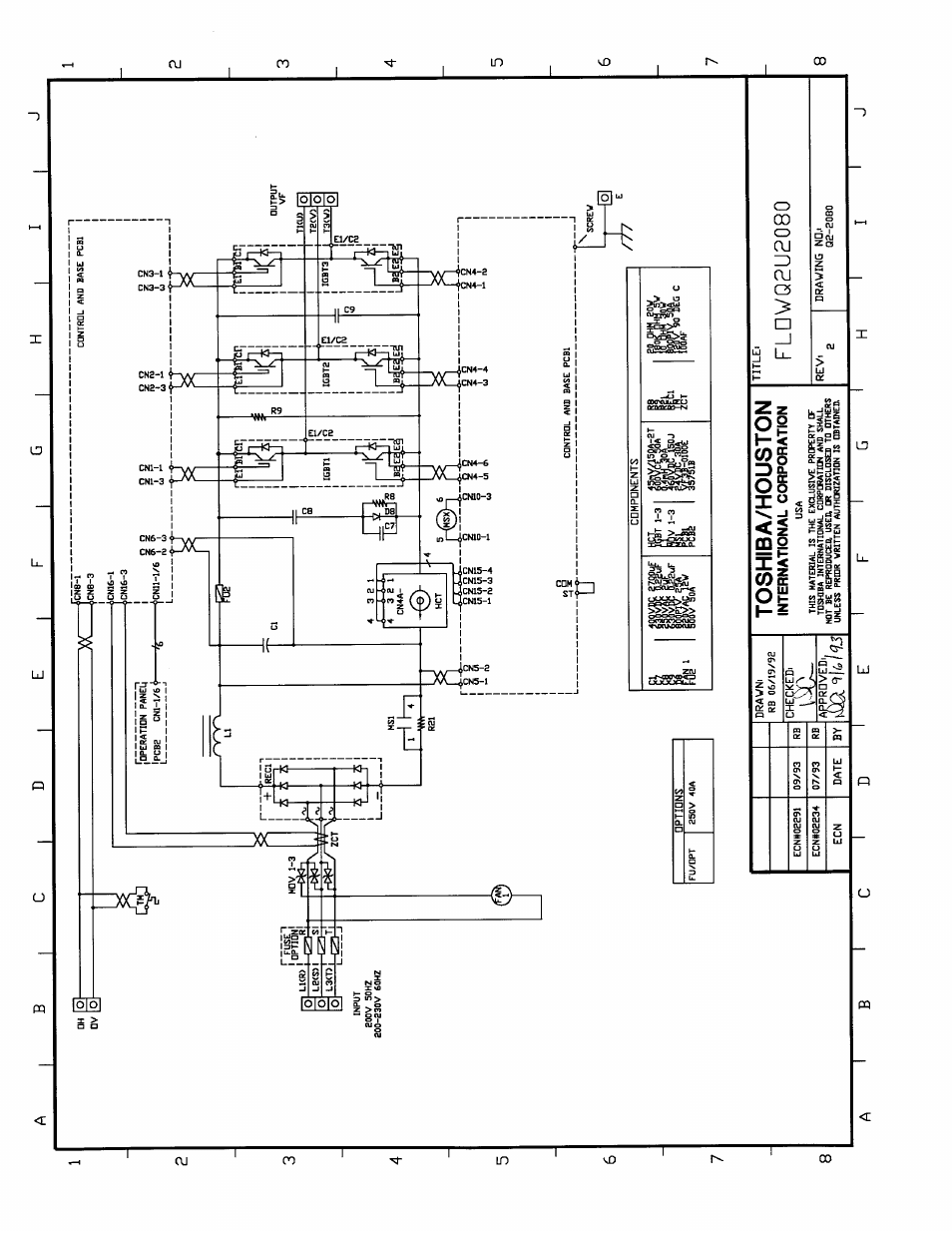 Toshiba/houston, International corporation | Toshiba Q-Flowsaver II User Manual | Page 85 / 107