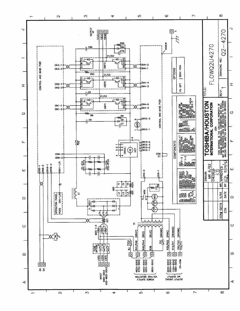 Toshiba/houston, Flowq2u4270, Q2-4270 | Litw, Ii i, International corporation, O ■ doc | Toshiba Q-Flowsaver II User Manual | Page 96 / 107