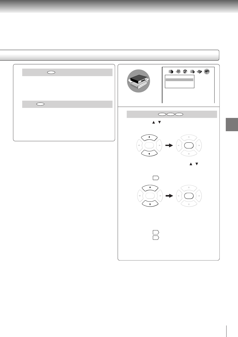 Title stop, Initial setup | Toshiba SD-310V User Manual | Page 52 / 59