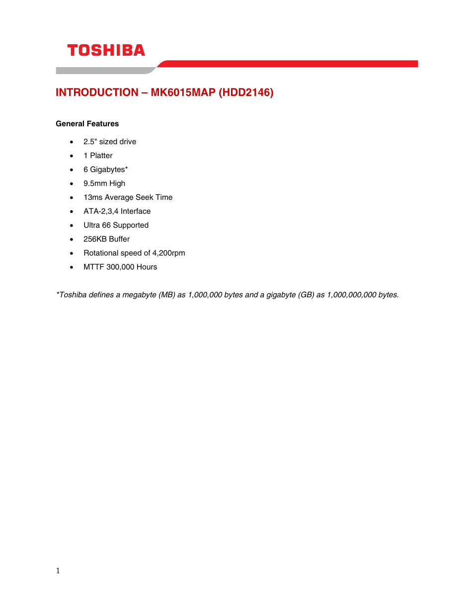 Introduction – mk6015map (hdd2146) | Toshiba MK6015MAP User Manual | Page 3 / 12