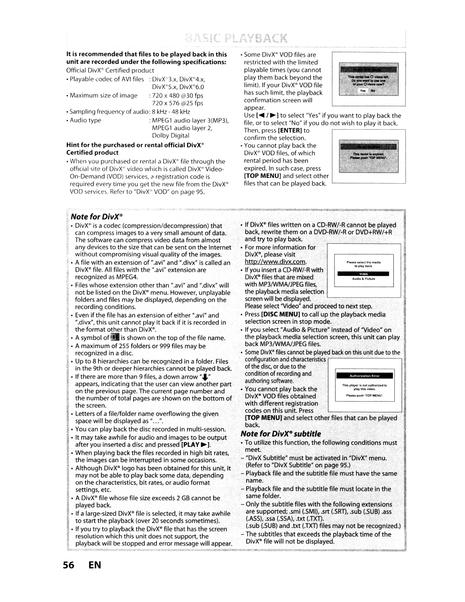 56 en | Toshiba D-VR610KU User Manual | Page 56 / 117