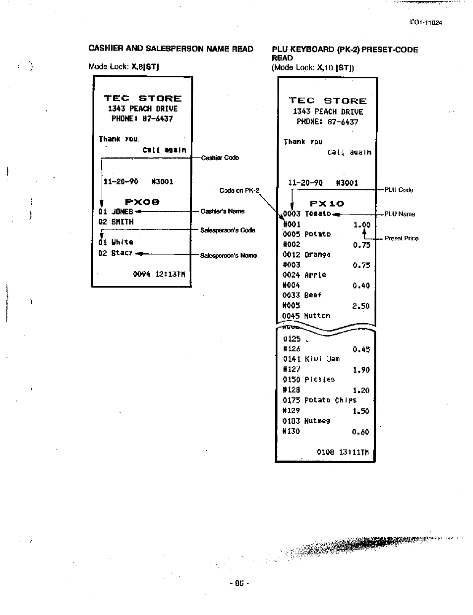 Thank you, Call again | Toshiba TEC MA-1600-100 User Manual | Page 155 / 157