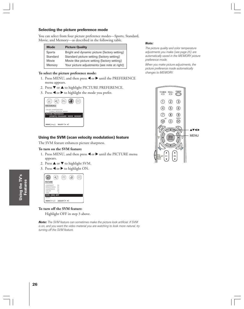 Toshiba 32AF44 User Manual | Page 26 / 48