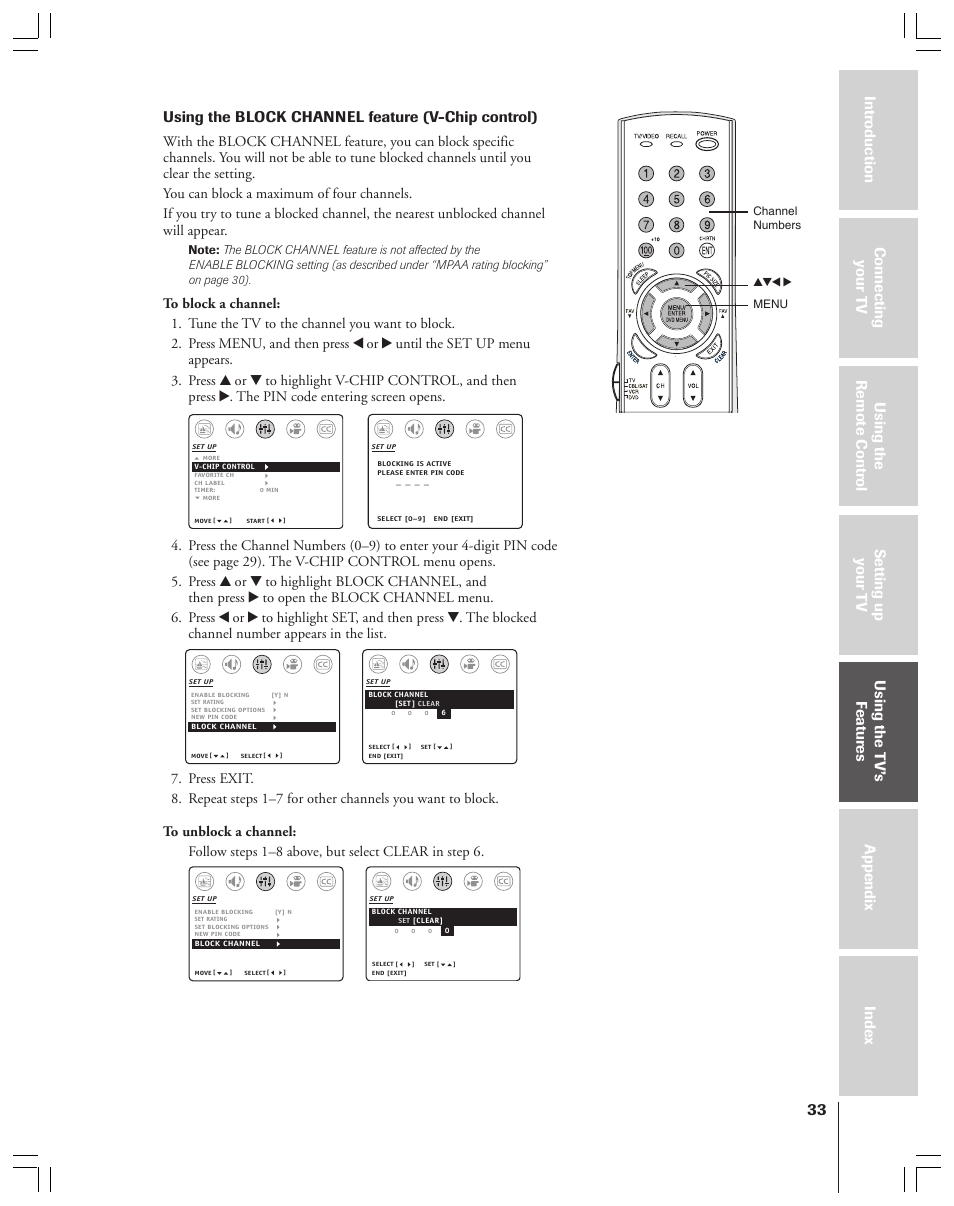 Toshiba 32AF44 User Manual | Page 33 / 48