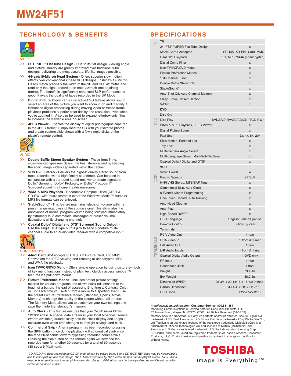 Mw24f51 | Toshiba MW24F51 User Manual | Page 2 / 2