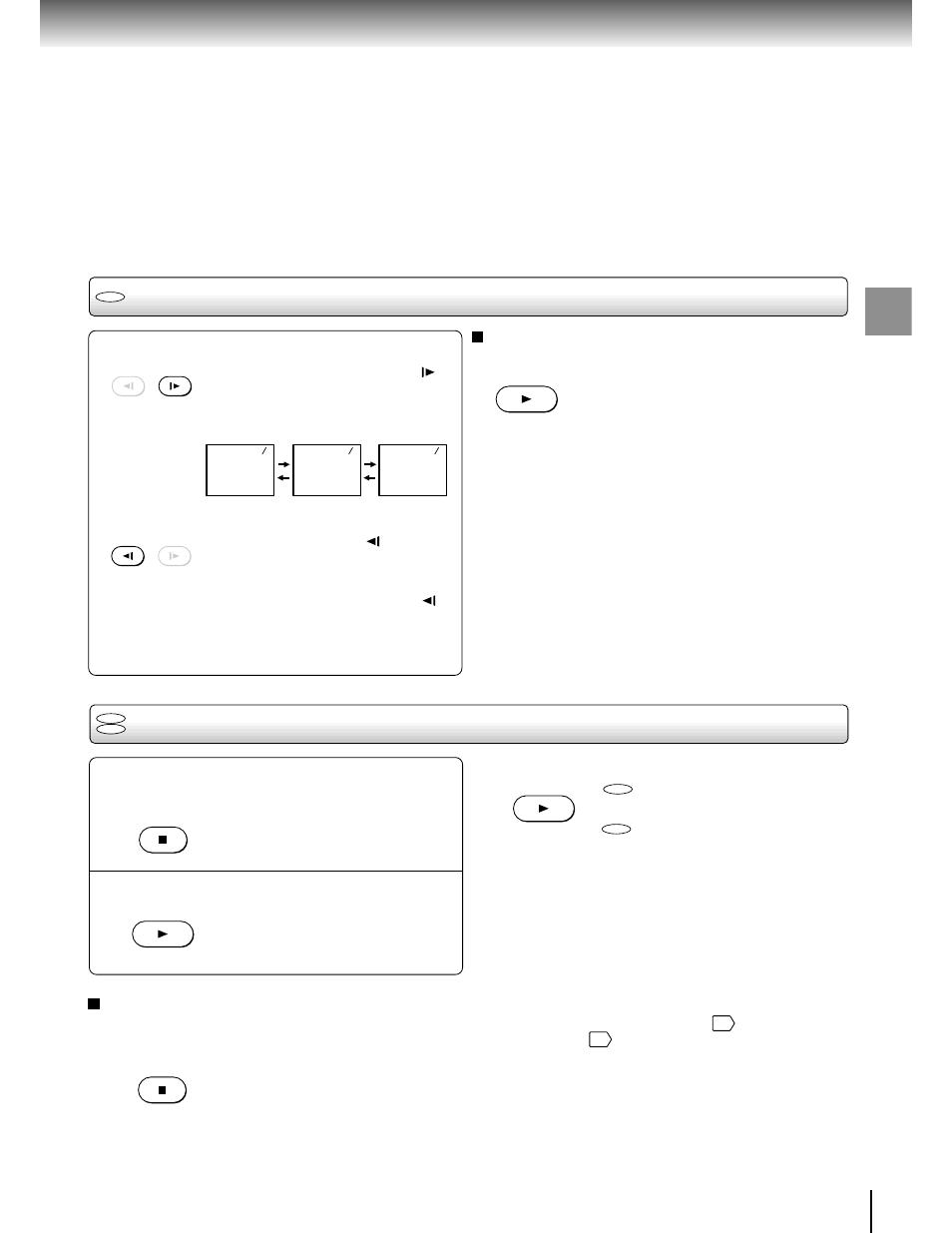 Playing in slow-motion, Resuming playback from the same location | Toshiba SD-1600 User Manual | Page 23 / 46