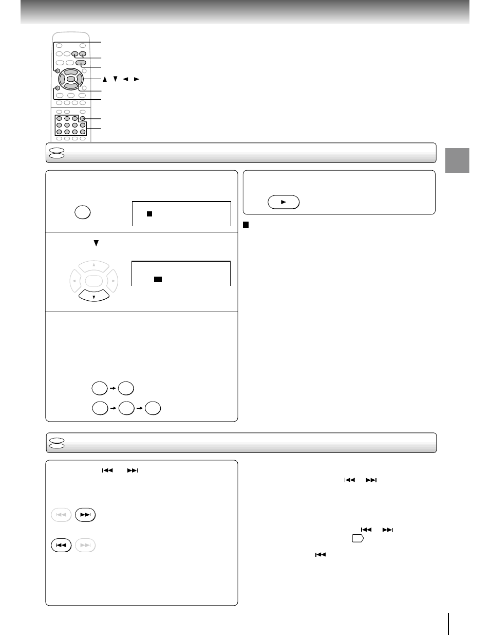 Locating a specific chapter or track directly, Locating a specific chapter or track | Toshiba SD-1600 User Manual | Page 25 / 46