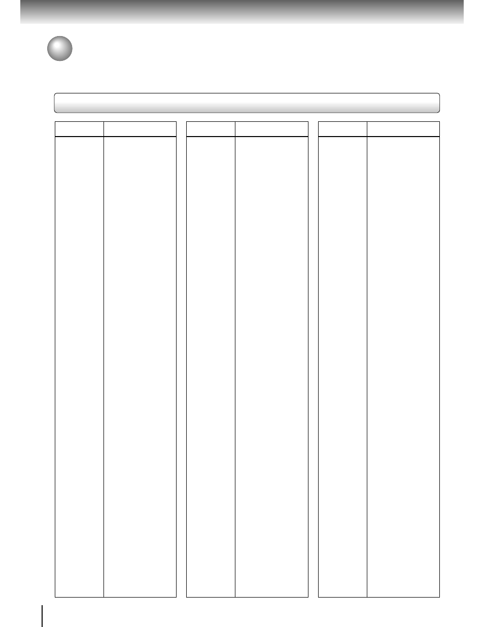 Others, Table of languages, Table of languages and their abbreviations | Toshiba SD-1600 User Manual | Page 42 / 46