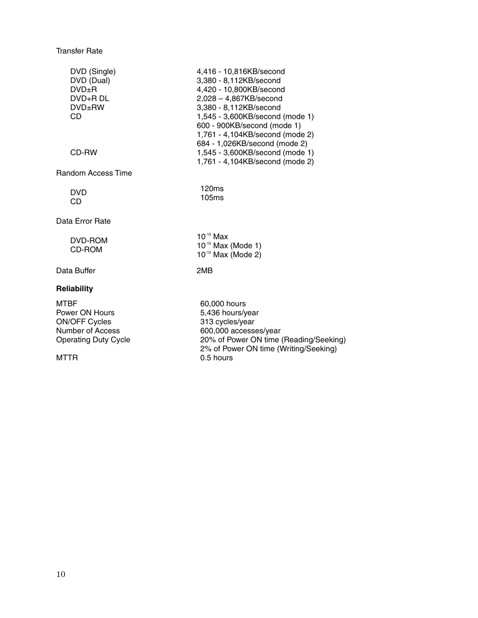 Toshiba SD-R6572M User Manual | Page 12 / 15