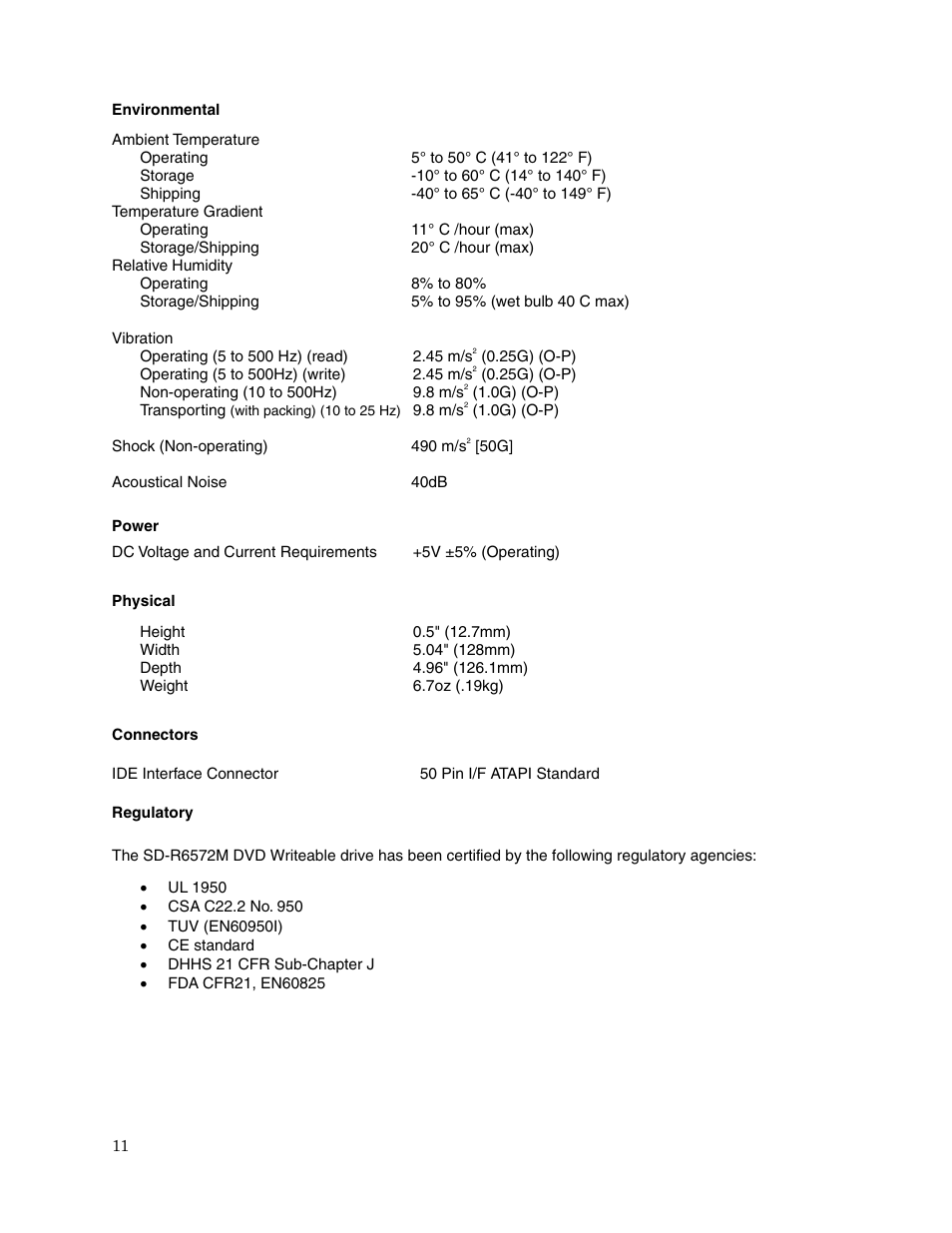 Toshiba SD-R6572M User Manual | Page 13 / 15