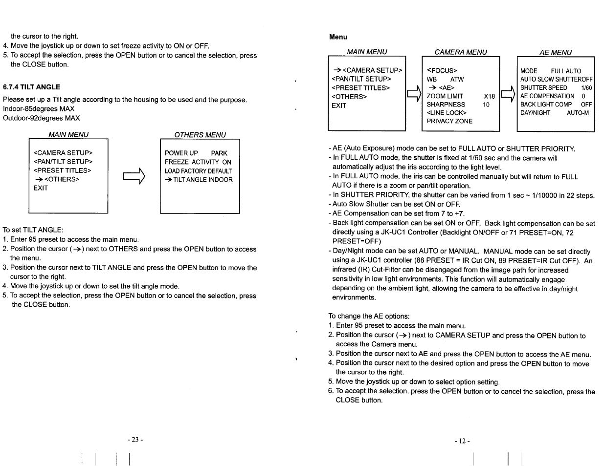 Toshiba IK-DP20A User Manual | Page 24 / 36